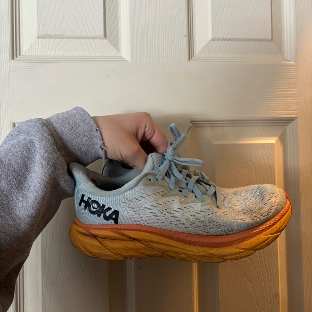 HOKA Running Shoes - Blue and Orange